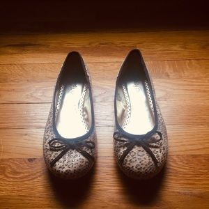 Cheetah print flats